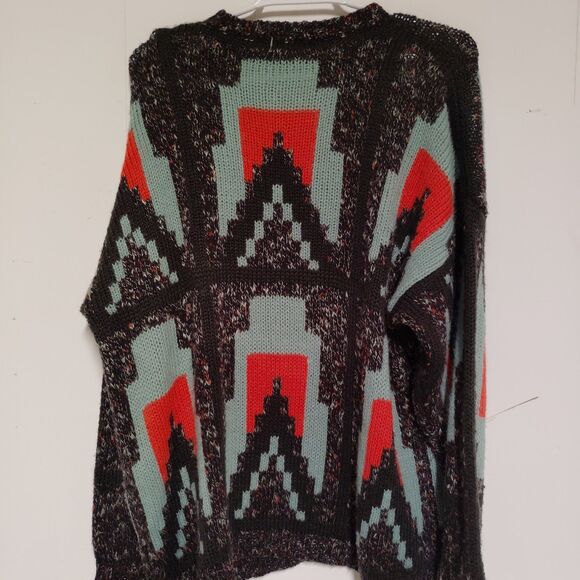 VINTAGE Espirit Sport Heavyweight Wool Blend Sweater Size M Oversized Warm Knit - Picture 5 of 6